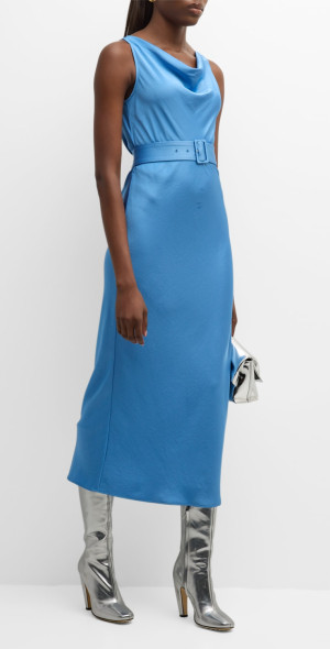 v neck button midi dress Casual Going Out Regular Fit Black/XL Midi Dresses Sleeveless Wide Straps V-neck Women Dresses OGLmove