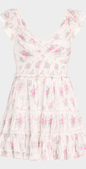 white christmas dresses Made With Liberty Fabrics Preseline Mini Dress main image 1