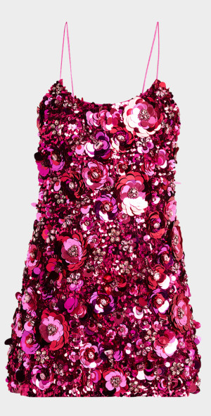 LoveShackFancy - Rutherford Sequined Mini Dress