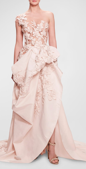 pink dress with silver sparkle silver sequins pink tulle long formal dress prom dress cg11299