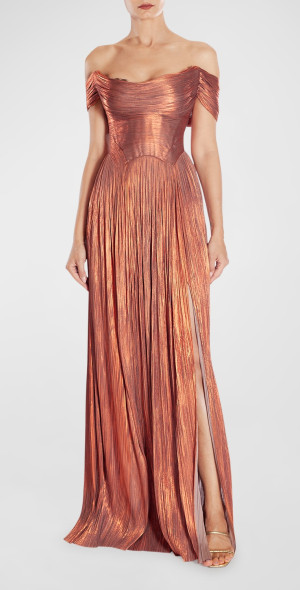 maria lucia hohan siona draped silk dress Maria lLucia Hohan gown, Silk Siona Gown