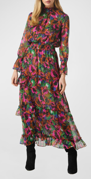 knee length dresses for ladies Bethany Maxi Dress Oatmeal – TRUDE LIZARES
