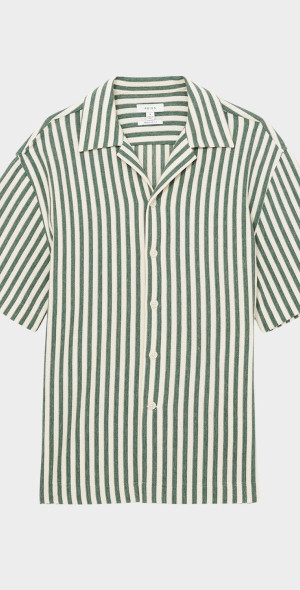 Textured Stripe Shirt