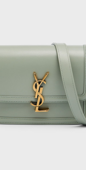 Saint Laurent Solferino Small YSL Crossbody Bag in Smooth Leather