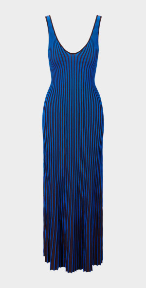claretta dress navy clear blue STAUD Dress Claretta( Blue And Burgundy Details) for Sale in Nuevo, CA