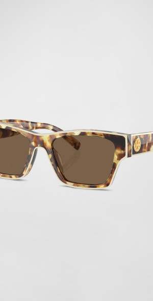 Tory Burch - Outlined Rectangle Sunglasses display picture 2