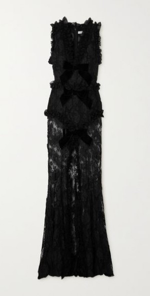 chinese dress ladies Alessandra Rich Lace Dress