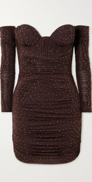 halter plus size cocktail dresses Alex Evenings Embellished-Neck Sheath Dress - Charcoal