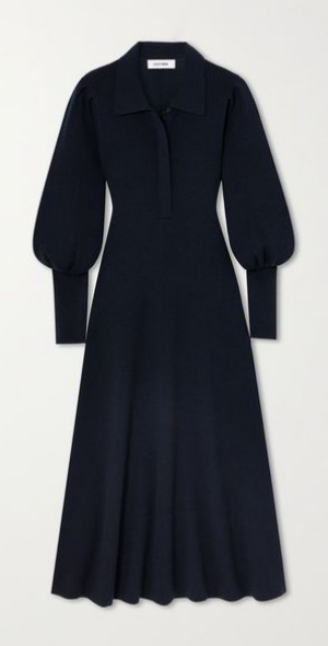 CEFINN - Eva ribbed merino wool-blend midi dress