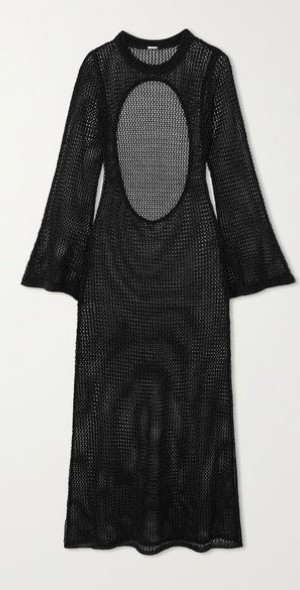 DODO BAR OR - Alina cutout open-knit midi dress