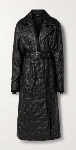 dodo bar or leather dress Leather shirt dress