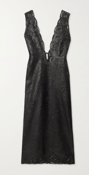 designer black leather dress Faux Leather Tube Mini Dress main image 0