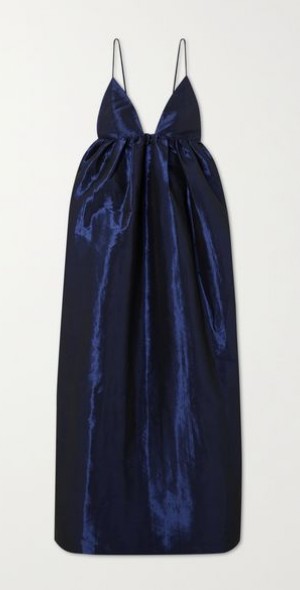 ganni blue velvet dress Long Velvet Strapless Prom Dress with Gloves -PromGirl Burgundy / XLarge main image 1