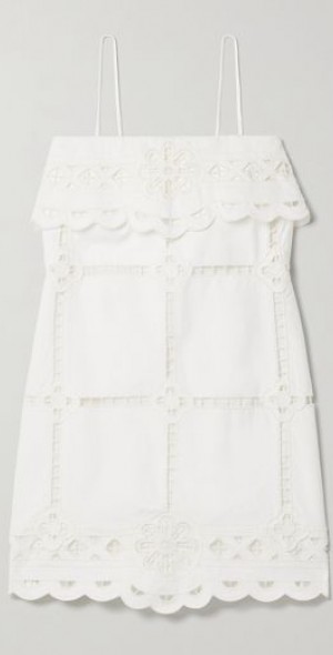 knee length dresses for ladies Calla Broderie Mini Dress main image 0