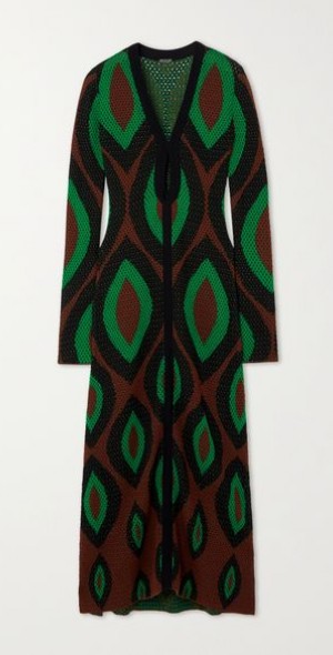 Johanna Ortiz Mysterious World Cutout Honeycomb Knit Pima Cotton Maxi Johanna Ortiz Mysterious World Cutout Honeycomb Knit Pima Cotton Maxi