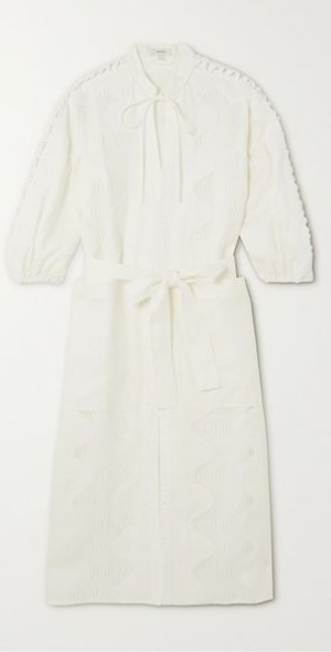 shirt dress linen Linen long shirt dress moss