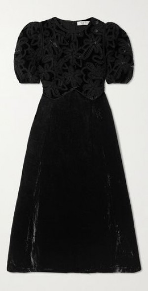 floral embroidered cocktail dress Romantic Short Floral Embroidered Wedding Dress – FW258 – Viniodress main image 1