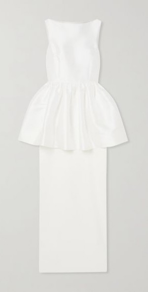 solace london peplum dress Solace London Annie Peplum Maxi Dress