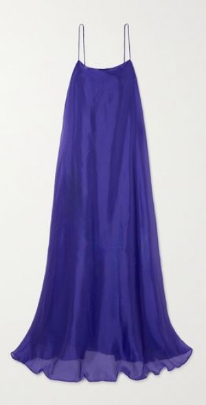 STAUD - Delfina organza maxi dress