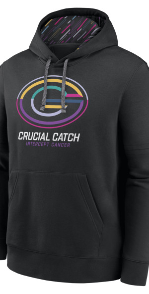 Nike Green Bay Packers Crucial Catch Club Men's NFL Pullover