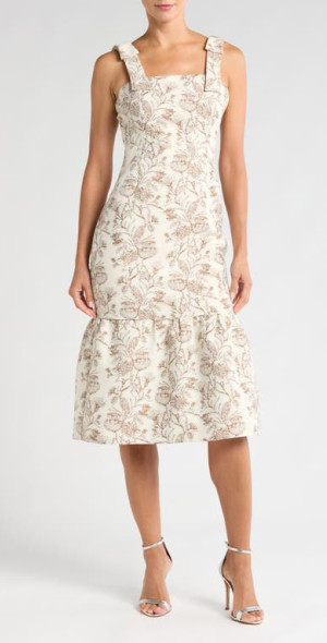 chinese dress ladies Heidi Embroidered 3D Lace Dress | Adelyn Rae main image 0
