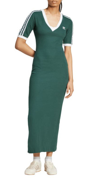 adidas Originals - Adicolor 3-Stripes Knit Maxi Dress in Mineral Green at  Nordstrom, Size X-Small