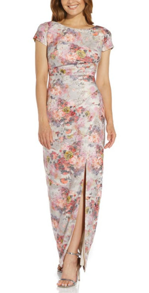 Adrianna Papell Nordstrom Blush Gown Adrianna Papell Pleated
