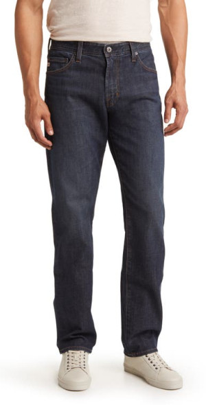 AG - Graduate Flex 360° Denim Straight Leg Jeans in Grumman