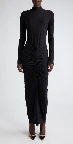 jersey gardens prom dresses Atria 7107H Elegant Stretch Jersey Mermaid Evening Gown Olive / L main image 1