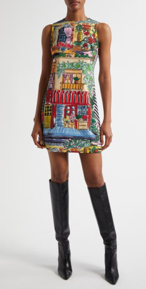 alice olivia coley a line dress Alice + Olivia
