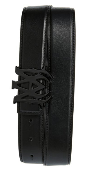 現行 最安値 バチイケ AMIRI MA Logo Monogram Belt AMIRI - Monogram Logo Leather Belt in Black at Nordstrom