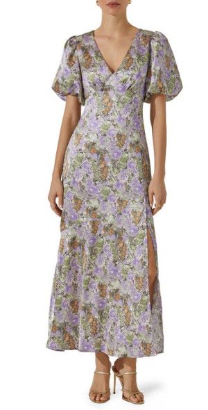 Puff Sleeves Astr Dresses Nordstrom ASTR The Label Floral Puff
