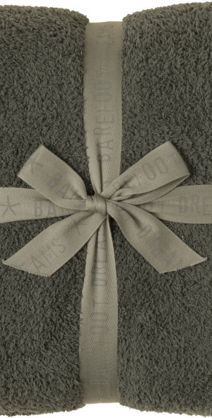 barefoot dreams CozyChic™ Colorblock Throw Blanket in Khaki