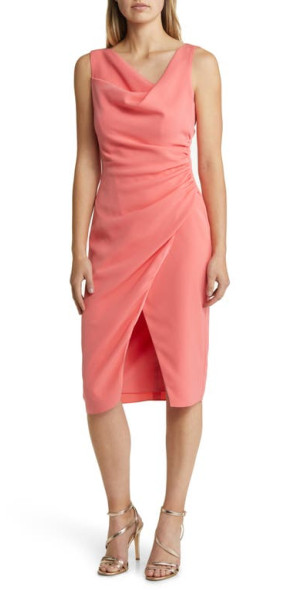Black Halo Legend Sheath Dress in Flamingo at Nordstrom