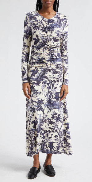 chinese dress ladies Cara Dress AUBERGINE/MERLOT / L main image 1