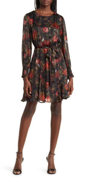 sequin dress long sleeve Galaxy | Champagne Sequin Turtle-Neck Long-Sleeve Maxi Dress