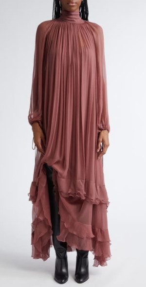strapless open back dress CHLOÉ