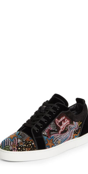 Christian Louboutin - Louis Junior Starlight Low Top Sneaker in 