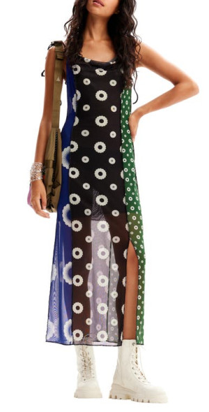 Desigual - Galvetri Floral Midi Dress in Green