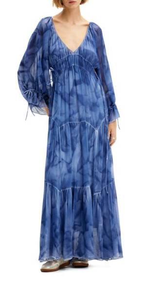 Desigual - Jamila Tie Dye Maxi Dress in Blue at Nordstrom