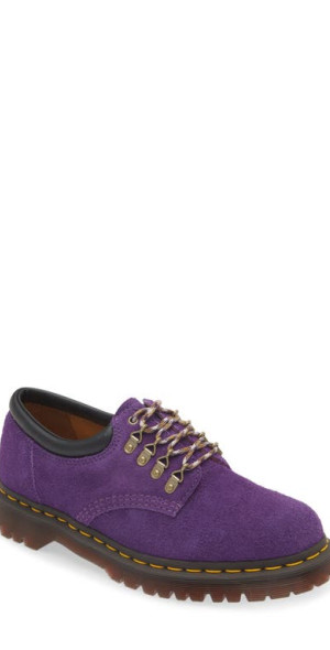 Martens Gender Inclusive 8053 Derby in Deep Purple Long - Main Image