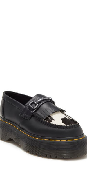 Dr.Martins UK7スナッフル ローファー ハラコ　COW 牛柄 Dr. Martens Penton Tassel Loafer Supreme Cow Print Men's