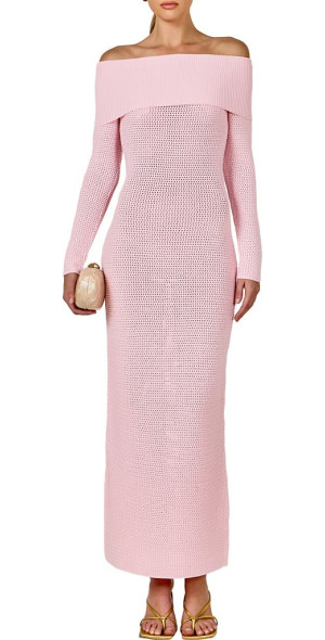 knee length dresses for ladies Endless Rose Long-Sleeve Mini Dress – katie + hubbell main image 1