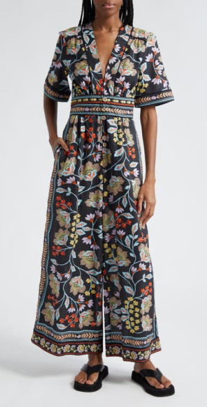 prom dress black girls Black Chenille Flowers Midi Dress main image 1