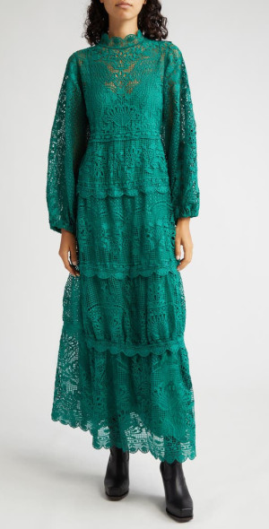 green lace dress nordstrom Lulu Terry Towelling Dress Green – Raff Collective main image 0