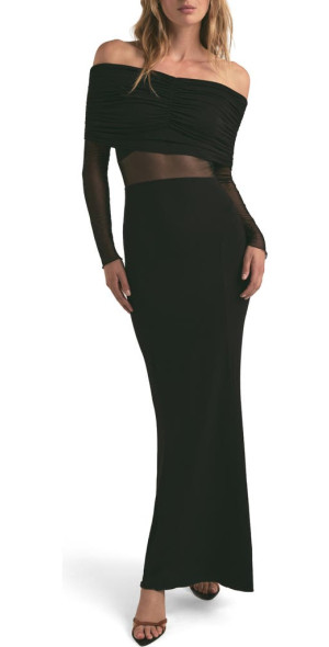 Favorite Daughter The New Era Off the Shoulder Long Sleeve