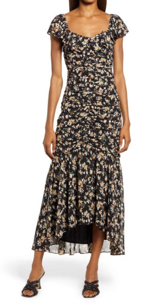 knee length dresses for ladies Floret Midi Dress main image 1