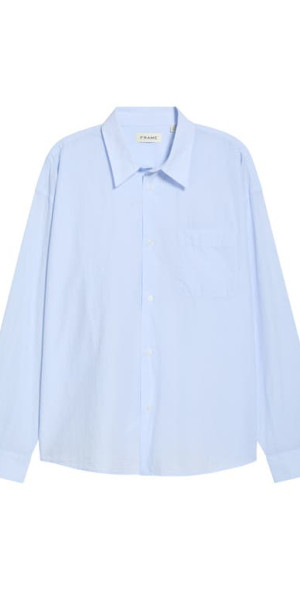 Frame Light Cotton Button-Up Shirt