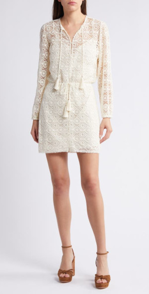 chrysanthemum lace dress ANDREEVA