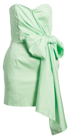 halston heritage dress green Sheath/Column Spaghetti Straps Sleeveless Printed Floral Long Bridesma main image 1